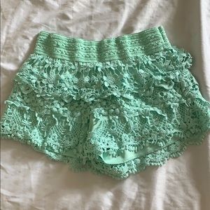 Lace shorts